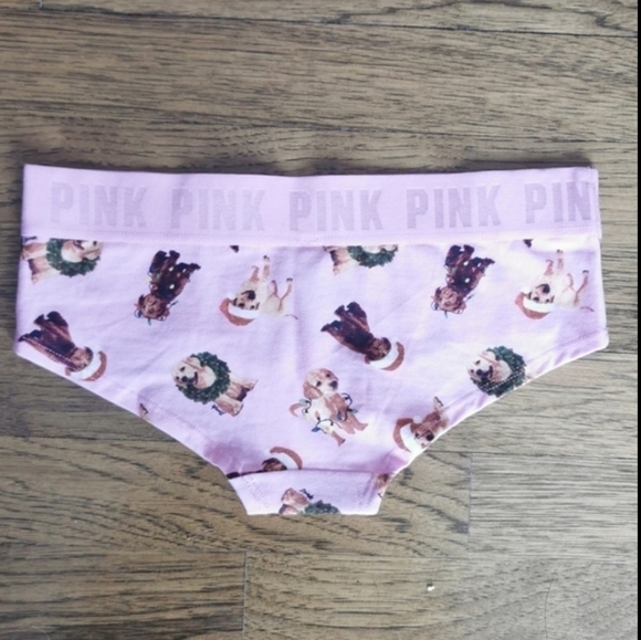 Victoria's Secret Pink Christmas Panties XS New - Picture 2 of 2